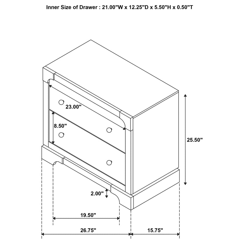 Gran Park Nightstand - Furniture Center (NY)