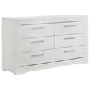 Ives 4 & 5 Piece Bedroom Set E.king & Queen White & Grey