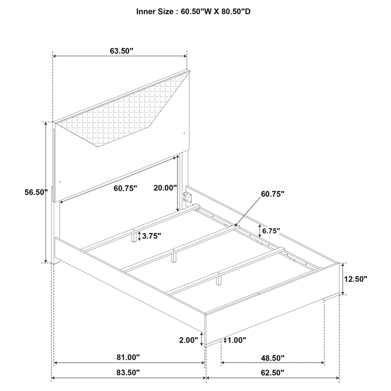 Ives 4 Pc Bedroom Set - Furniture Center (NY)