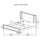 Marmore 4 Pc Bedroom Set - Furniture Center (NY)