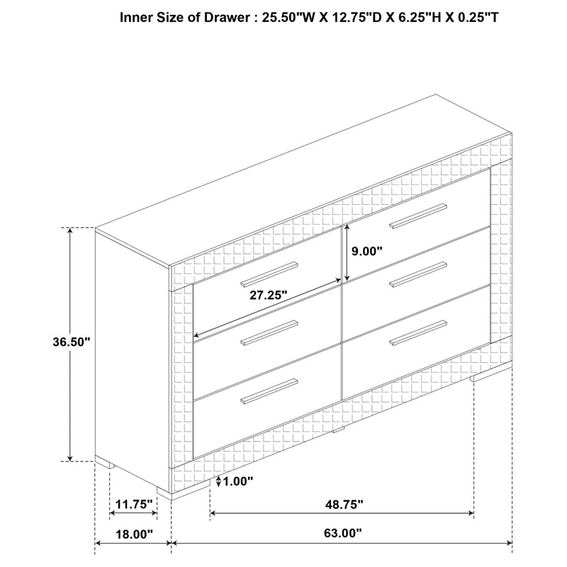 Ives 4 Pc Bedroom Set - Furniture Center (NY)
