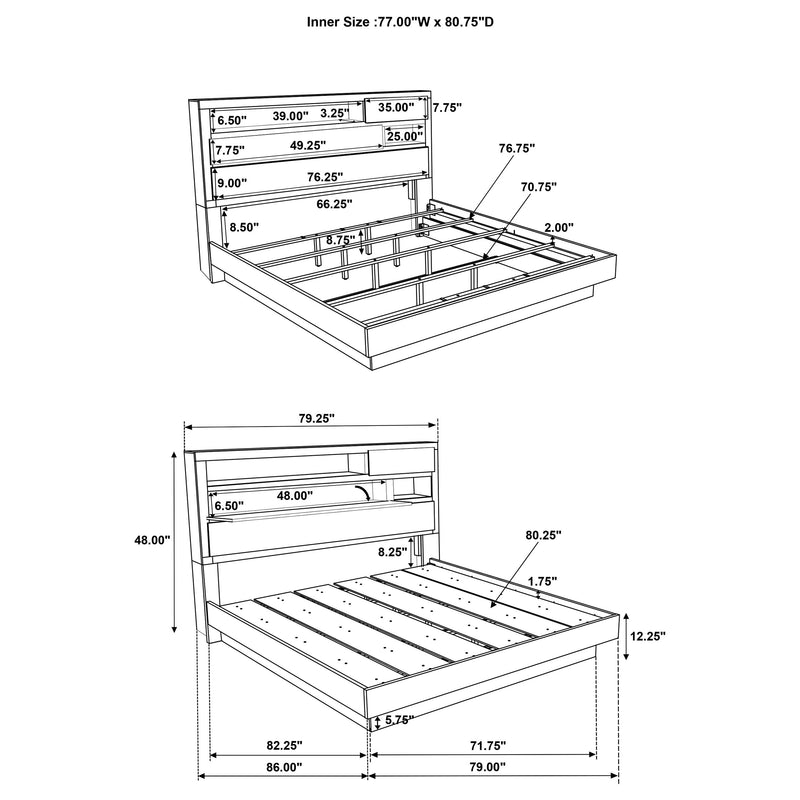 Fenwick 4 Pc Bedroom Set - Furniture Center (NY)