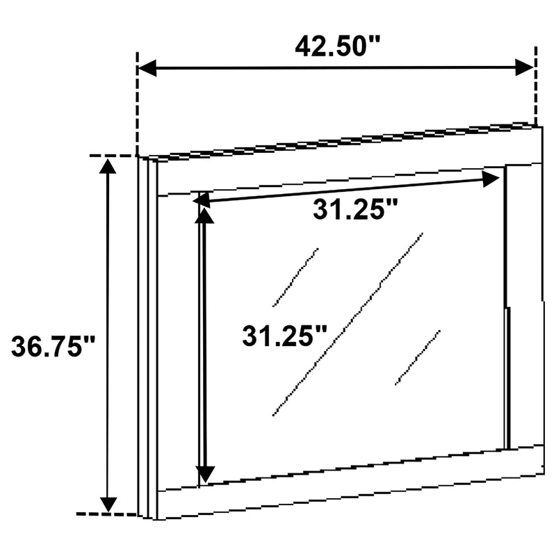 Fenwick Dresser Mirror - Furniture Center (NY)