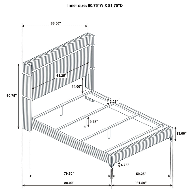 Lucia 5 Pc Bedroom Set - Furniture Center (NY)