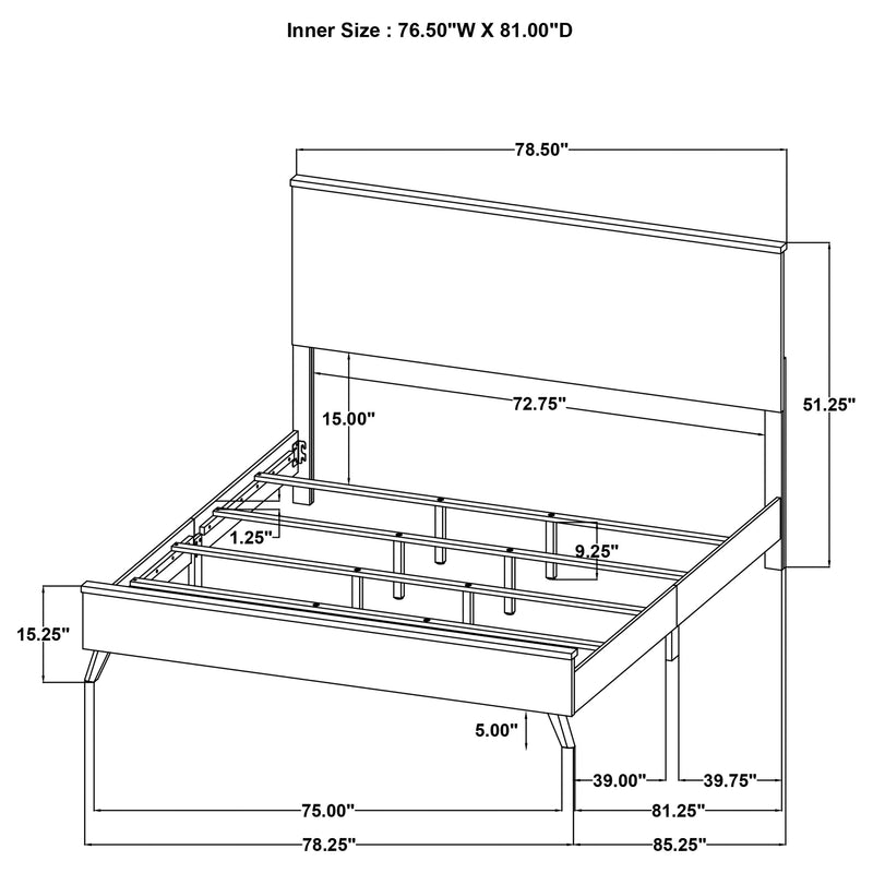 Kaywood Eastern King Bed - Furniture Center (NY)