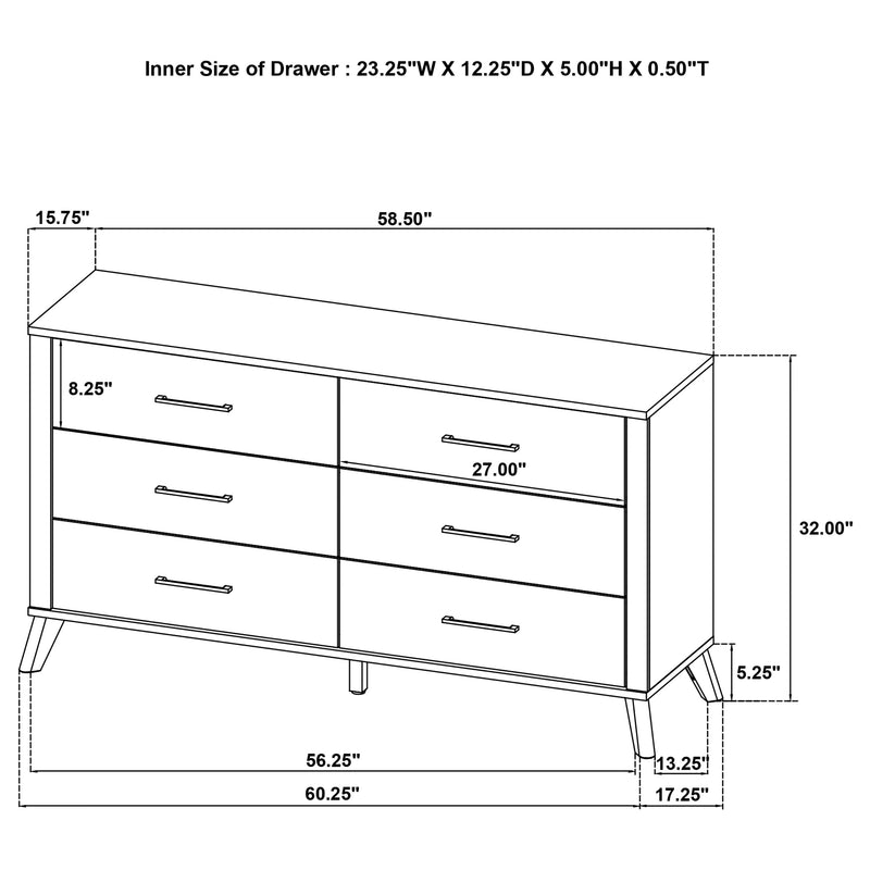 Kaywood 4 Pc Bedroom Set - Furniture Center (NY)