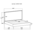 Kailani Wingback Platform Bed - Furniture Center (NY)