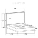 Kailani Wingback Platform Bed - Furniture Center (NY)
