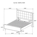 Robyn Panel Platform Bed