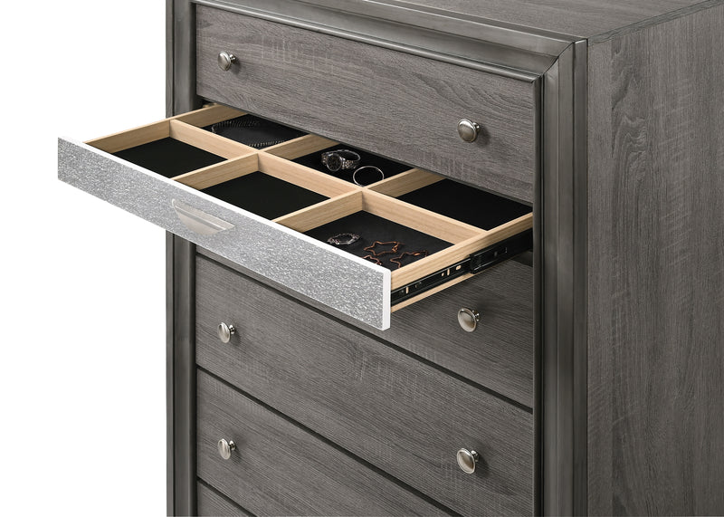 Naima Gray Chest - Furniture Center (NY)
