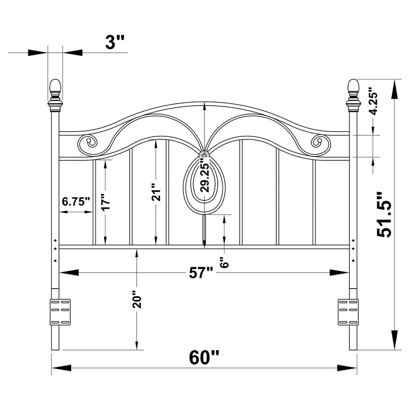 Evan Queen / Full Headboard - Furniture Center (NY)