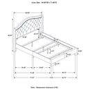 Sonoma Wingback Bed