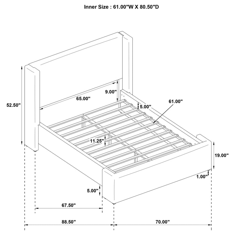 Alamosa Queen Bed - Furniture Center (NY)