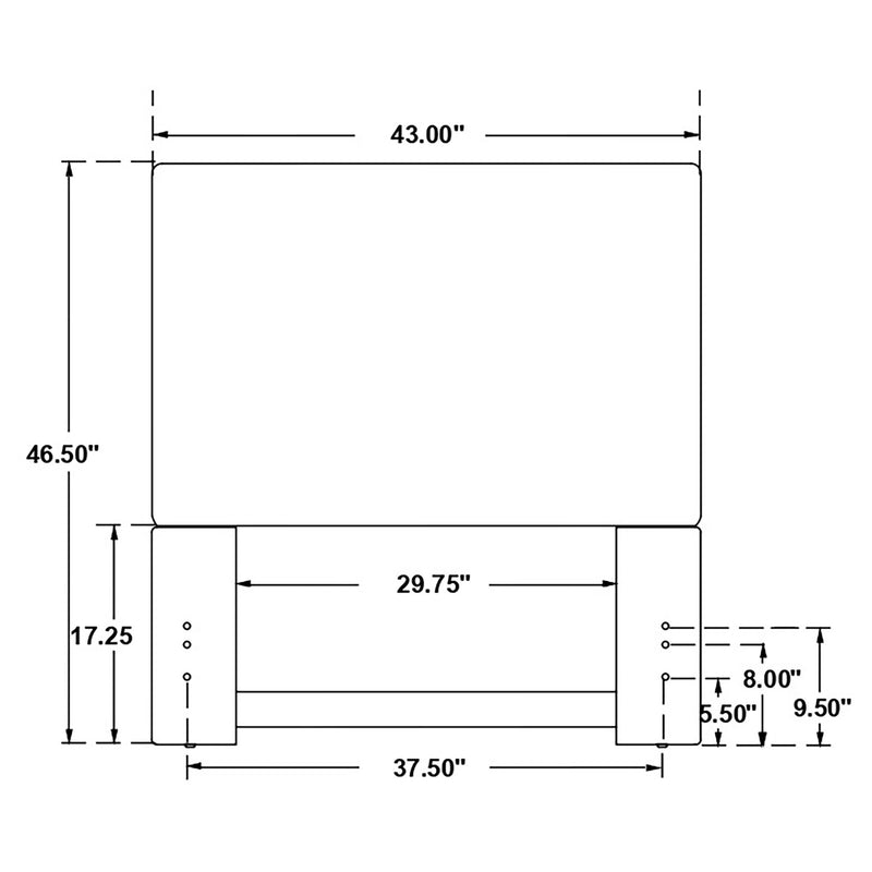 Izzy Twin Headboard - Furniture Center (NY)