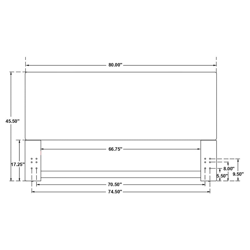 Kosmo Eastern / California King Headboard - Furniture Center (NY)