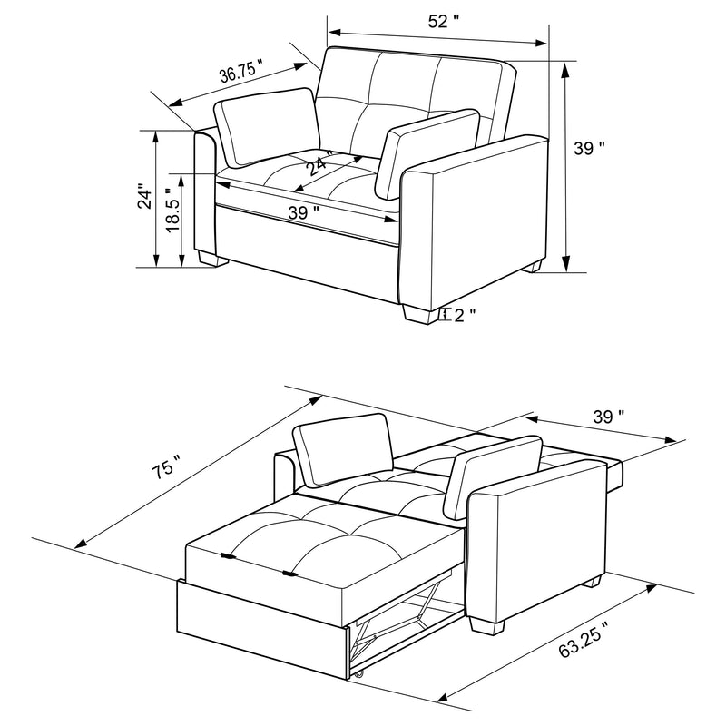 Edith Sofa Bed - Furniture Center (NY)