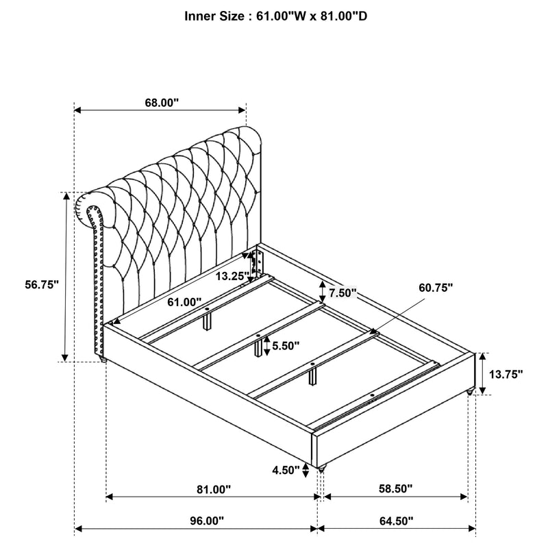 Devon Queen Bed - Furniture Center (NY)