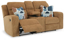 Kanlow Reclining Loveseat with Console - Furniture Center (NY)