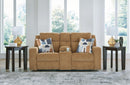 Kanlow Reclining Loveseat with Console - Furniture Center (NY)