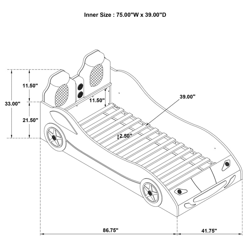 Cruiser Twin Bed - Furniture Center (NY)