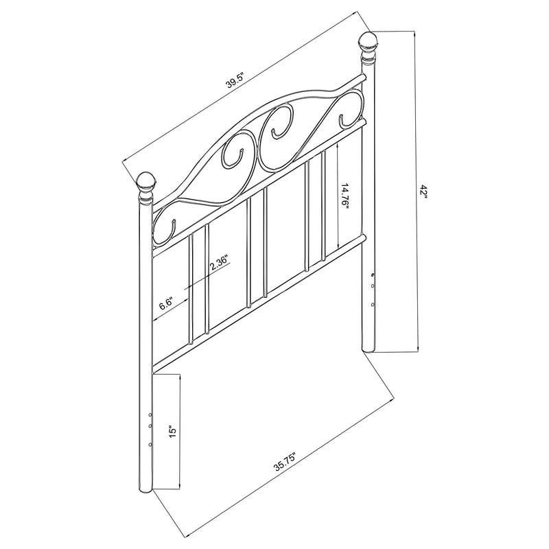 Ellis Twin Headboard - Furniture Center (NY)