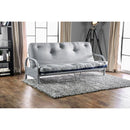 Aksel Black/Red Futon Mattress, Black, Red & Gray