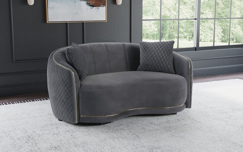Brookside Stationary Loveseat - Furniture Center (NY)