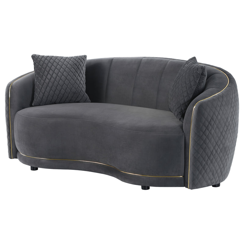 Brookside Stationary Loveseat - Furniture Center (NY)