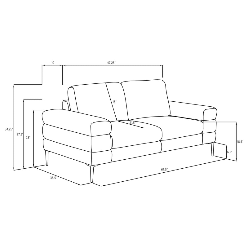Jessel Stationary 2 Pc Set - Furniture Center (NY)