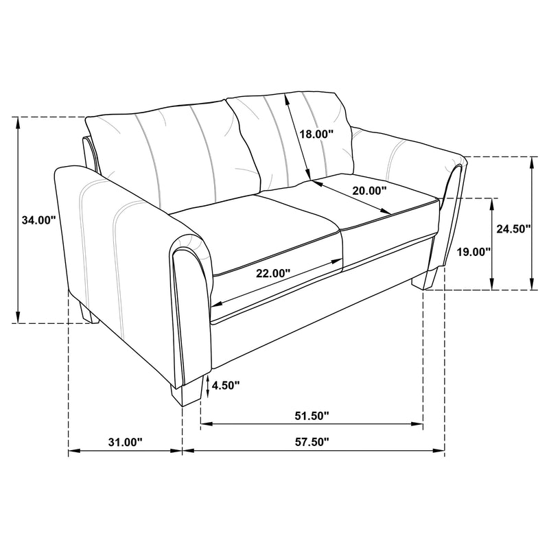 Davis Stationary 3 Pc Set - Furniture Center (NY)