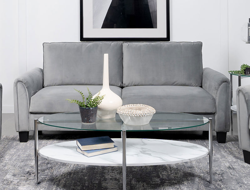 Davis Stationary Sofa - Furniture Center (NY)