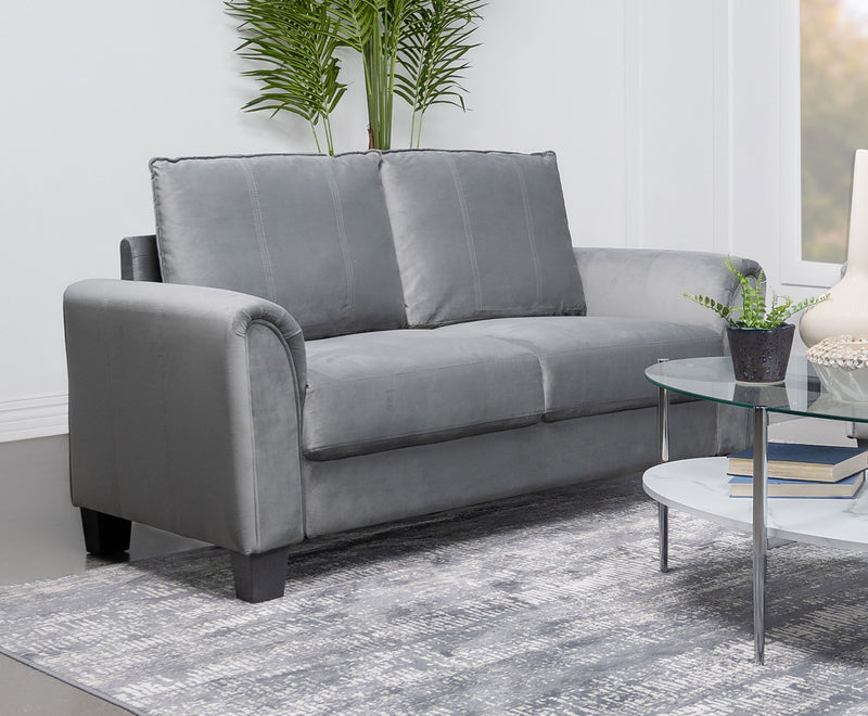 Davis Stationary Loveseat - Furniture Center (NY)