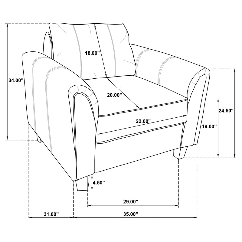 Davis Accent Chair - Furniture Center (NY)