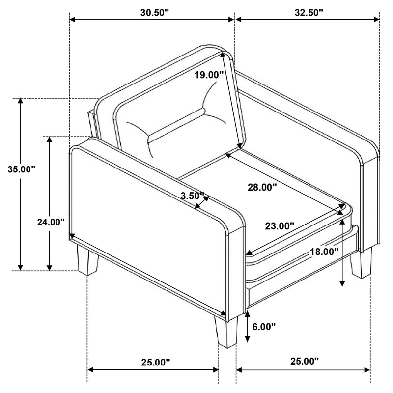 Jonah Stationary 3 Pc Set - Furniture Center (NY)