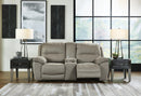 Next-Gen Gaucho Reclining Loveseat with Console - Furniture Center (NY)
