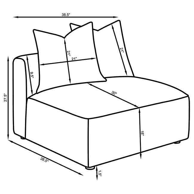 Jennifer Accent Chair - Furniture Center (NY)