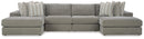 Avaliyah Double Chaise Sectional - Furniture Center (NY)