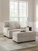 High Profile Chair & Ottoman Living Room Set - Furniture Center (NY)