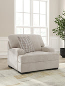 High Profile Chair & Ottoman Living Room Set - Furniture Center (NY)