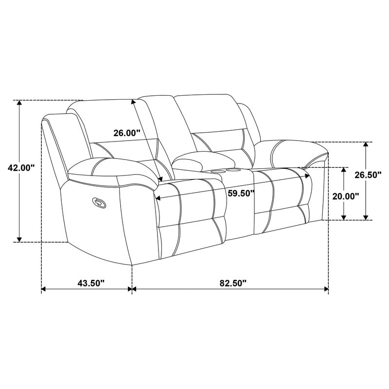 Gilson Reclining Loveseat - Furniture Center (NY)