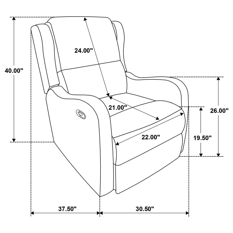 Kelsey Recliner - Furniture Center (NY)
