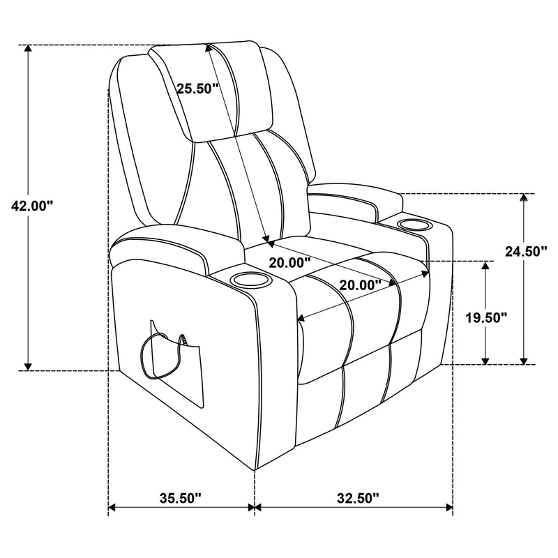 Armstrong Power Recliner - Furniture Center (NY)