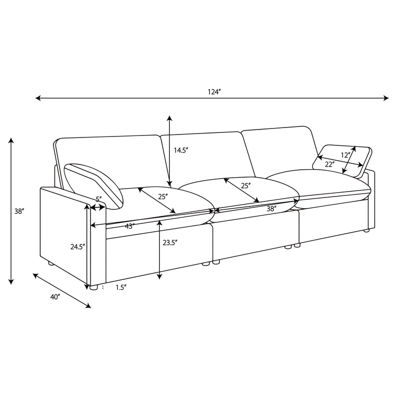 Collins Power Reclining Sofa - Furniture Center (NY)