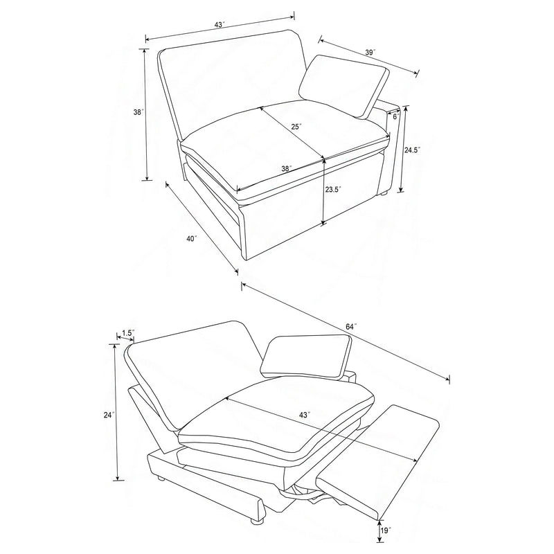 Collins Power Reclining Sofa - Furniture Center (NY)