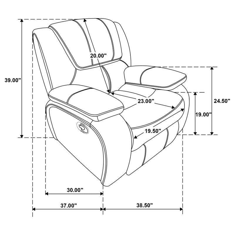 Camila Reclining 3 Pc Set - Furniture Center (NY)
