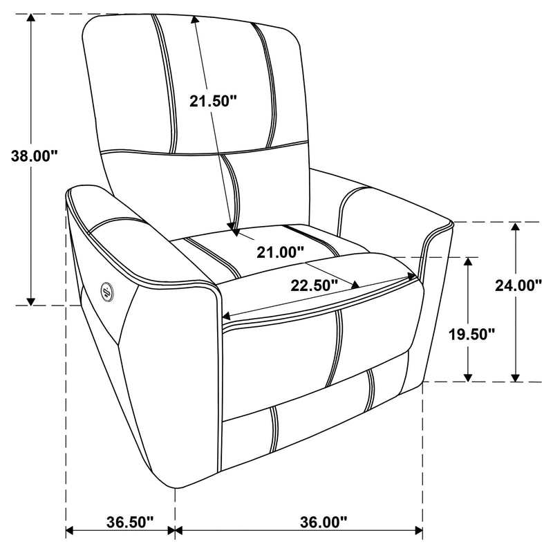 Greenfield Power Recliner - Furniture Center (NY)