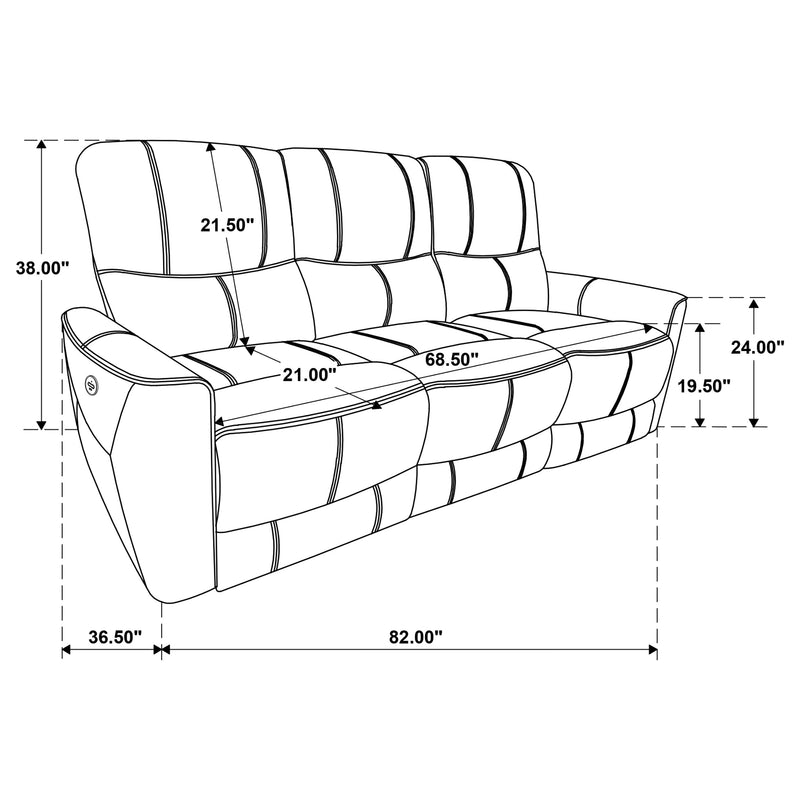 Greenfield Power Reclining Sofa - Furniture Center (NY)