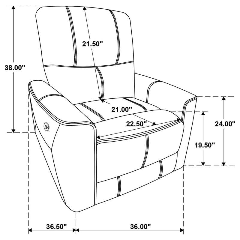 Greenfield Power Recliner - Furniture Center (NY)