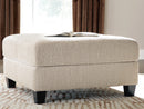 Steelwater Retreat Oversized Accent Ottoman - Furniture Center (NY)