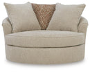 Steelwater Retreat Oversized Swivel Accent Chair - Furniture Center (NY)